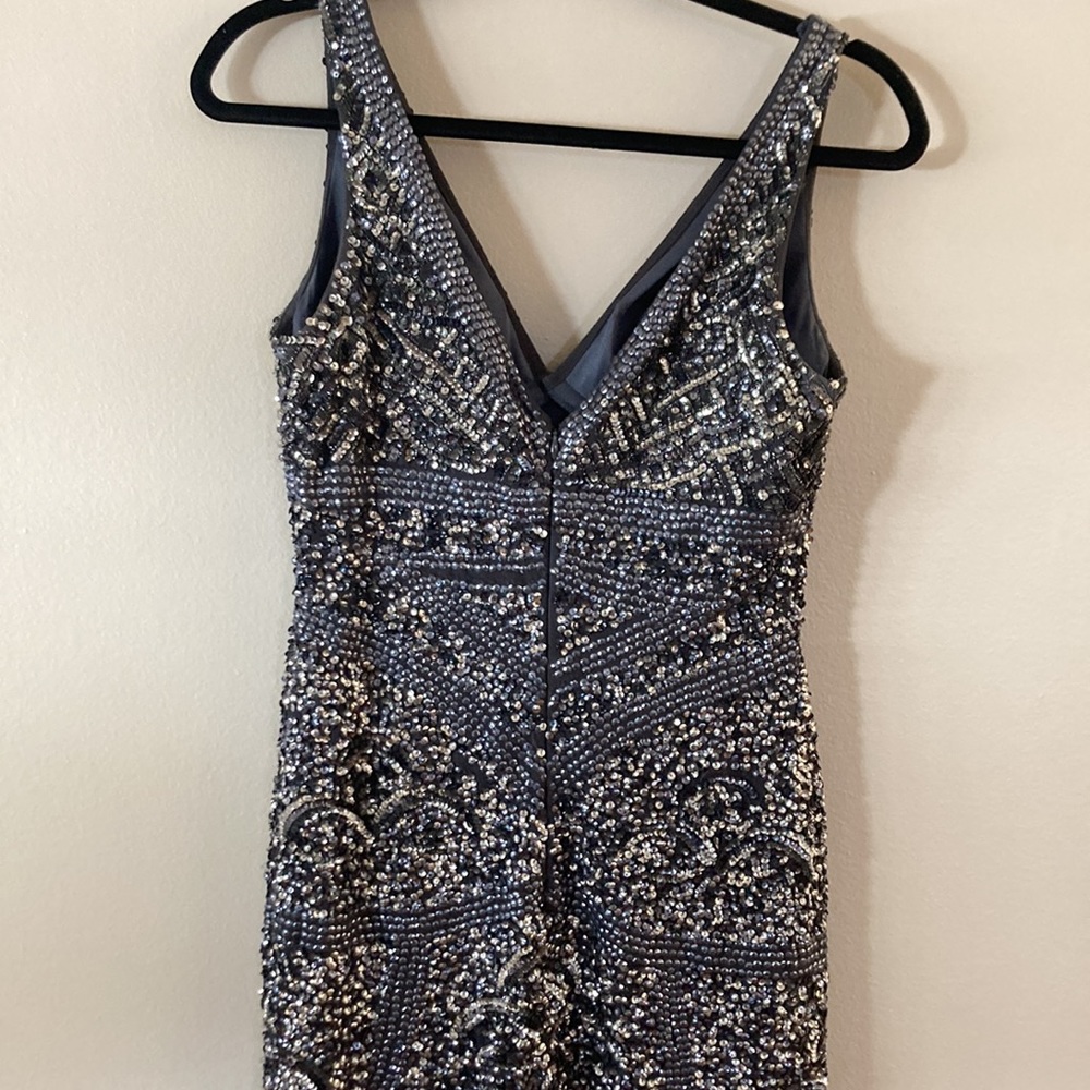 Aidan Mattox Beaded And Sequin Gown - image 5